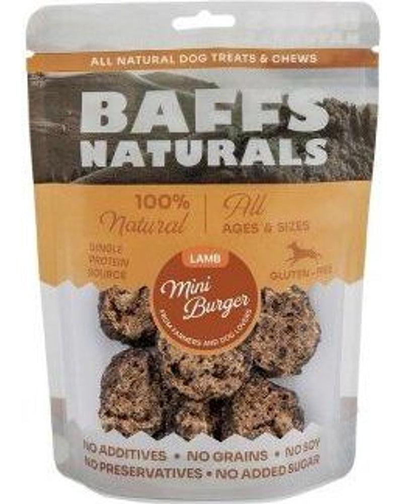 Baffs Naturals %100 Kuzu Etli Mini Burger Köpek Ödülü 100 gr