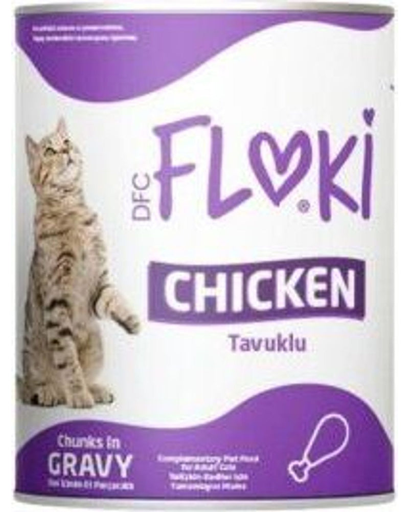 Floki Soslu Tavuklu Yetişkin Kedi Konservesi 400 g