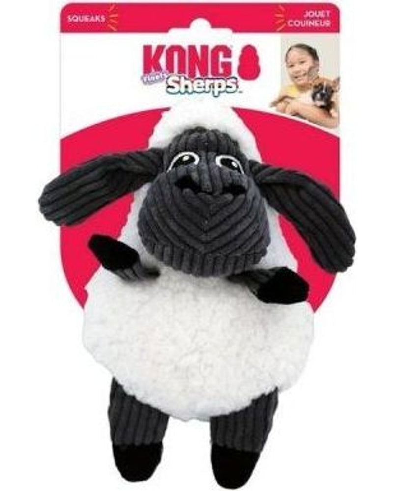 Kong Sherps Kuzu Figürlü Yumuşak Peluş Köpek Oyuncağı (M)