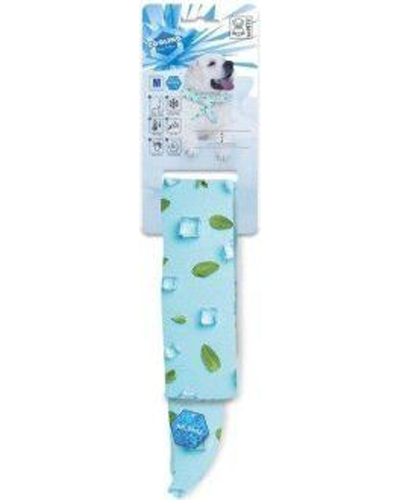 M-Pets Suyla Serinleten Köpek Boyun Bandanası (Mavi, S)