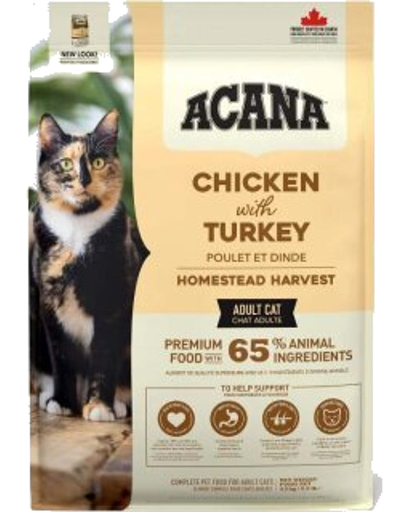 Acana Tavuklu Hindili Yüksek Proteinli Tahılsız Kedi Maması 4,5 kg