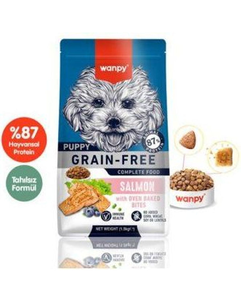 Wanpy Tahılsız Somonlu Yavru Köpek Maması 1,5 kg