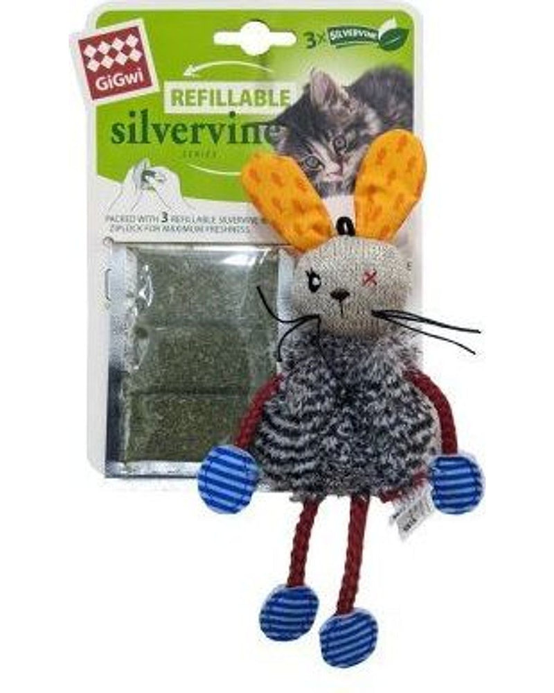 Gigwi Catnip Doldurulabilir Tavşan Peluş Kedi Oyuncağı