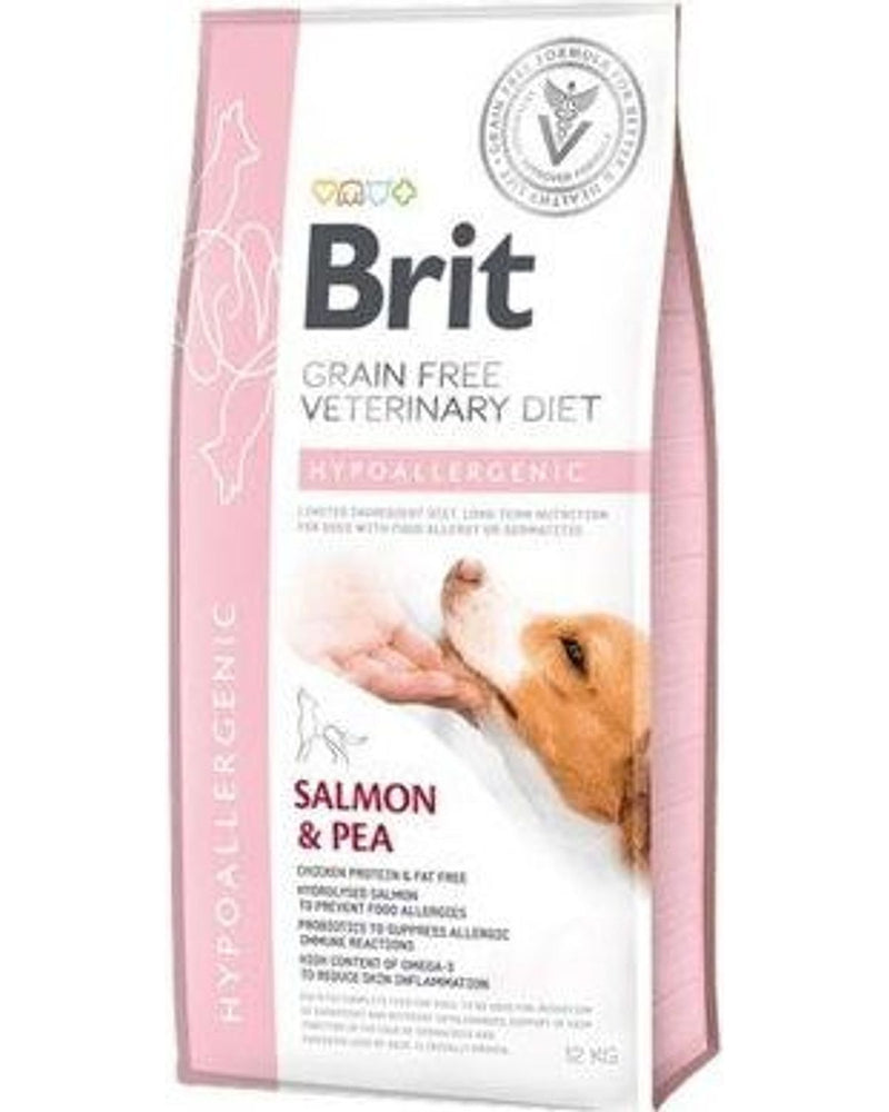 Brit Veterinary Diet Somonlu Tahılsız Hipoalerjenik Köpek Maması 12 kg