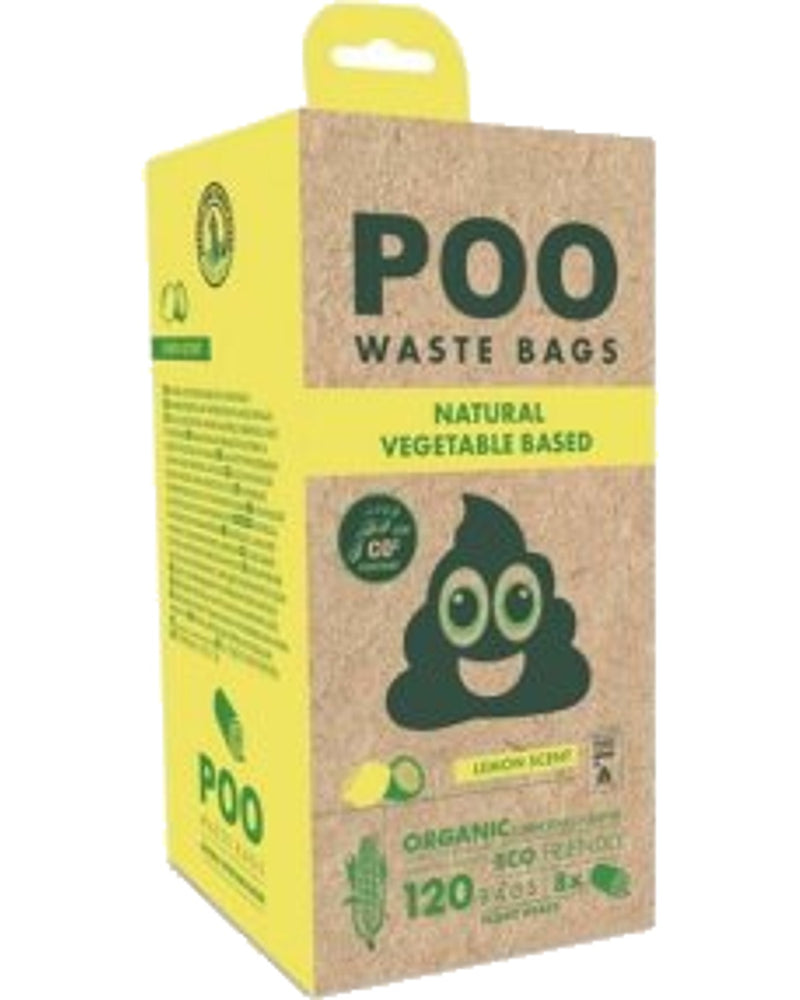 M-Pets Limon Kokulu Sızdırmaz Dışkı Poşeti 8 Rulo x 15 Yaprak