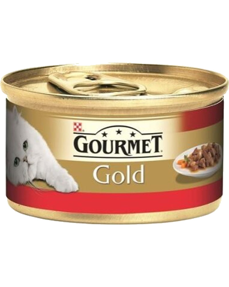 Gourmet Gold Parça Sığır Etli Soslu Kedi Konservesi 85 gr