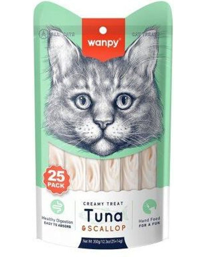 Ton Balıklı Deniz Taraklı Sıvı Krema Kedi Ödülü 14 gr x 25