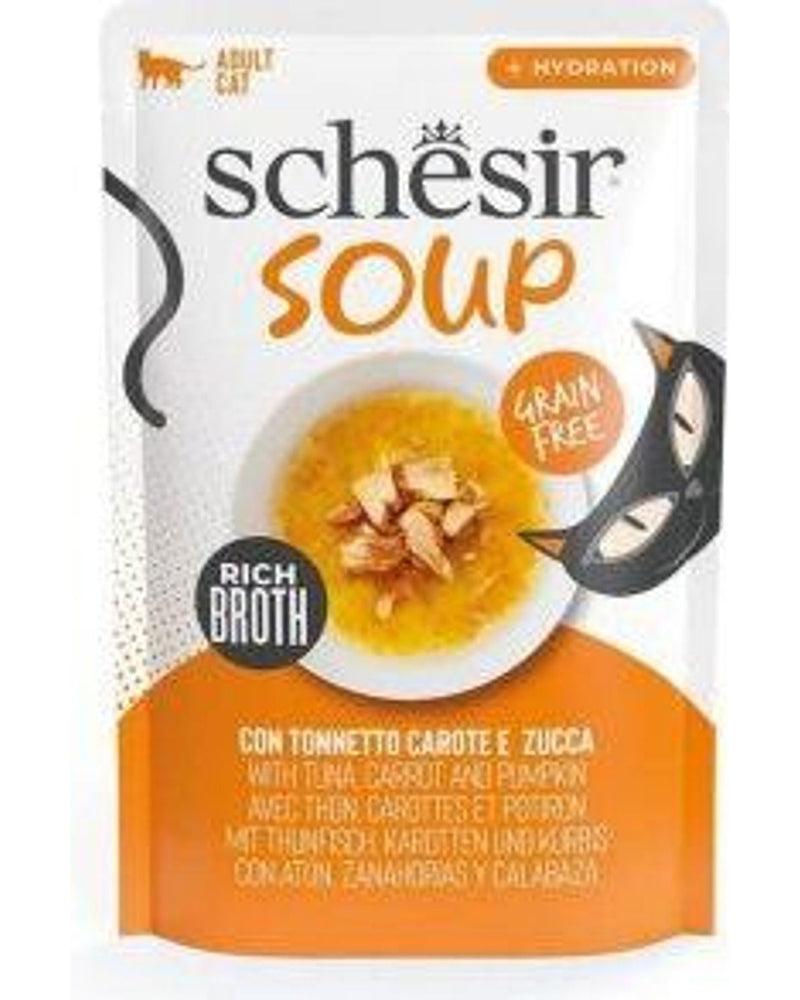 Schesir Ton Balıklı ve Balkabaklı Sıvı Kedi Çorbası 40 gr