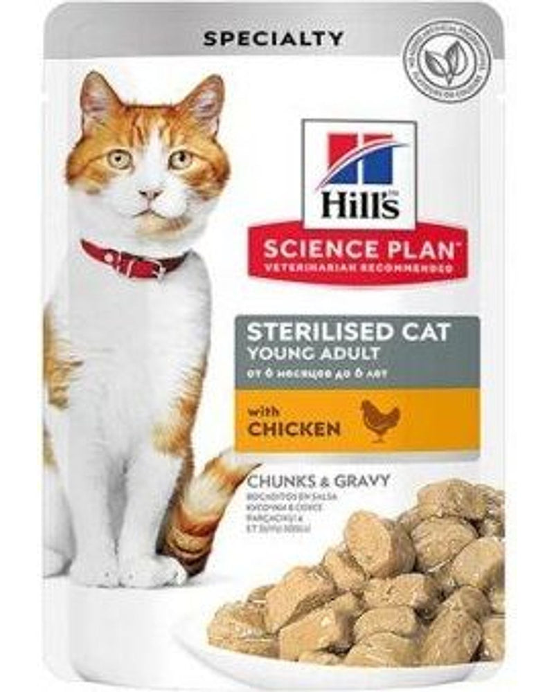 Hill's Science Soslu Tavuklu Kısırlaştırılmış Kedi Yaş Maması 85 gr