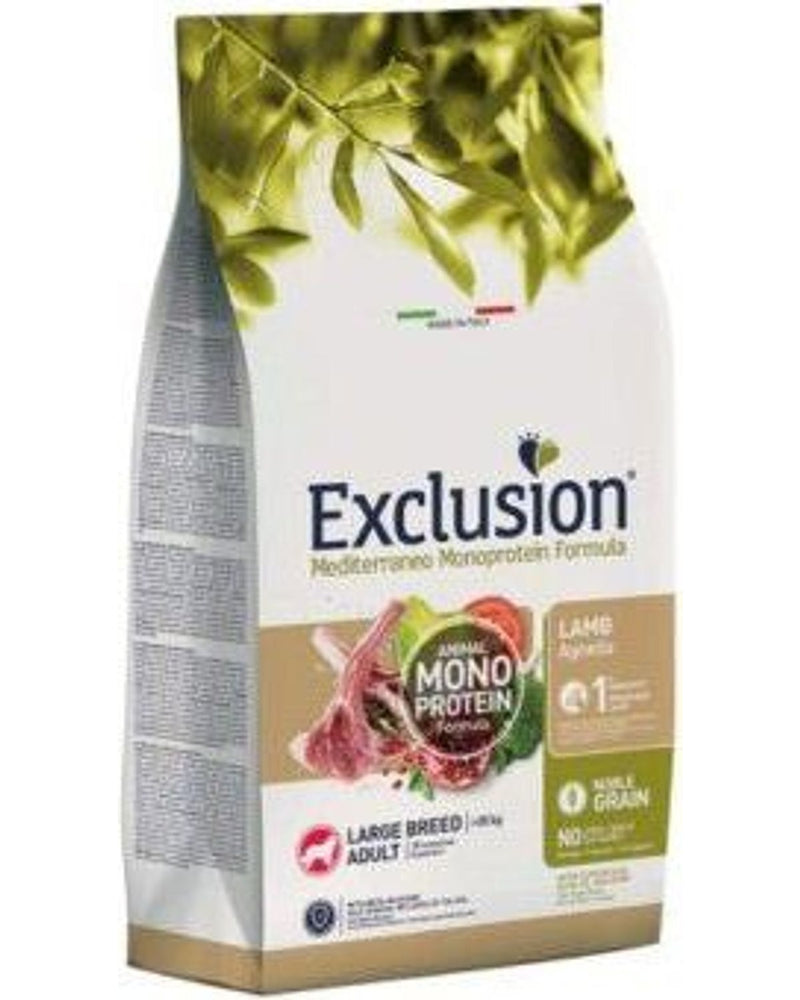 Exclusion Monoprotein Kuzu Etli Büyük Irk Köpek Maması 12 kg