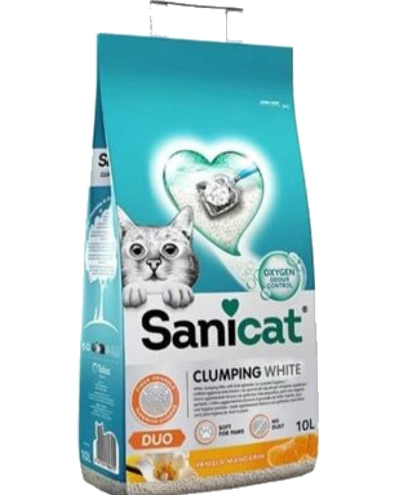 Vanilya-Mandalina Aromalı Topaklanan Bentonit Kedi Kumu 10 L