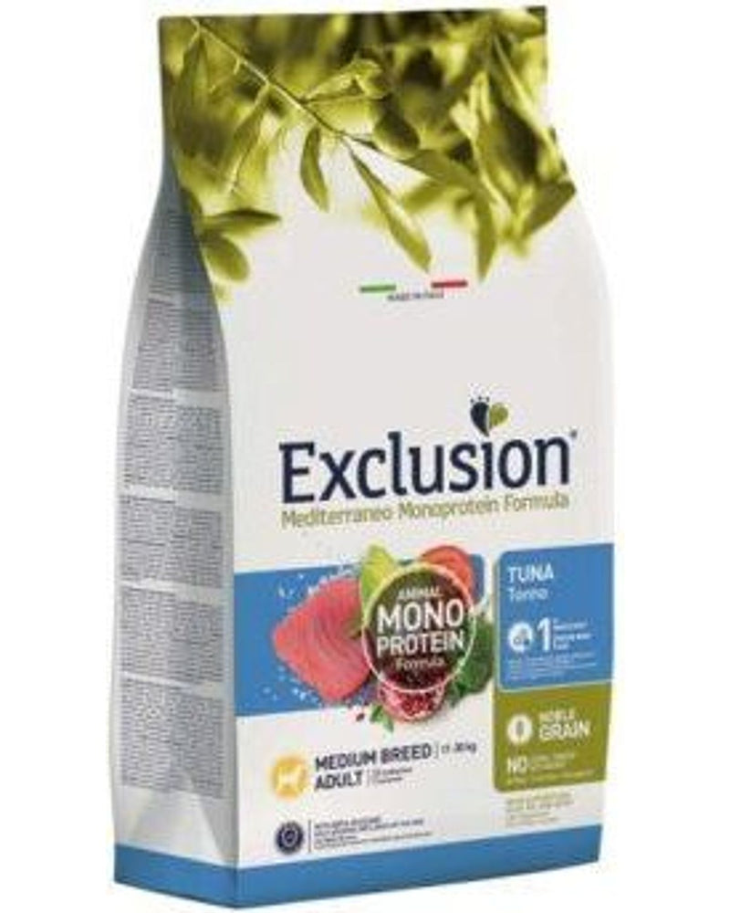 Exclusion Monoprotein Ton Balıklı Orta Irk Köpek Maması 12 kg