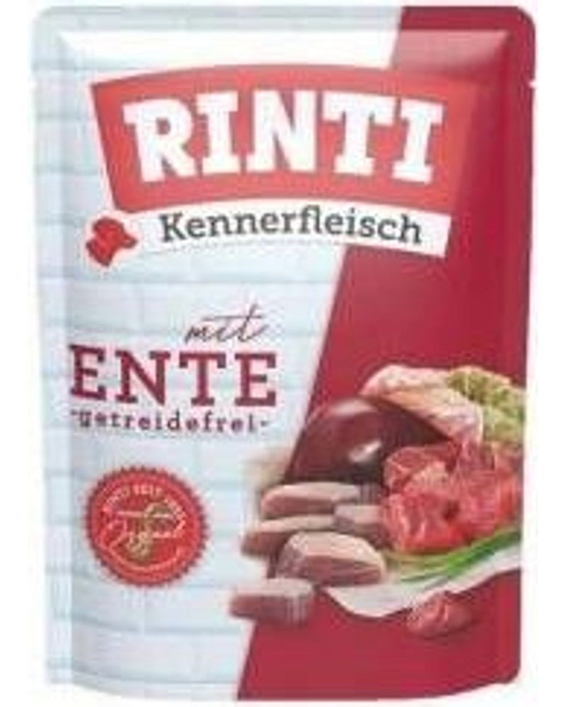 RINTI Pouch Tahılsız Ördekli Yetişkin Köpek Konservesi 400 gr