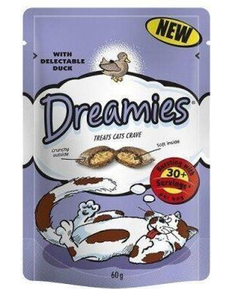 Dreamies Ördekli Dolgulu Kıtır Kedi Ödülü 60 gr