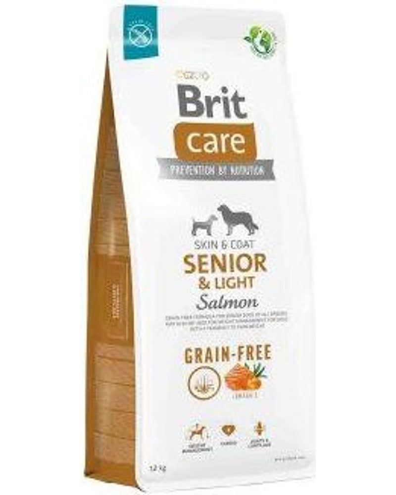 Brit Care Somonlu Tahılsız Hassas Deri Yaşlı Köpek Maması 12 kg