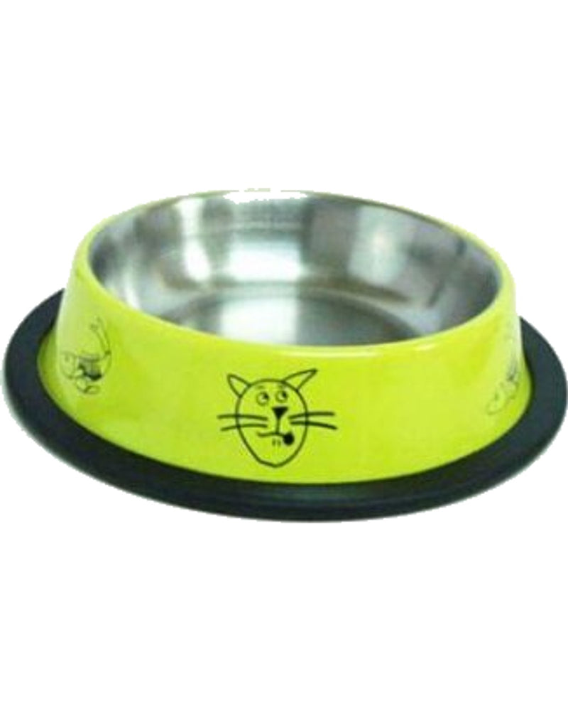 EuroCat Paslanmaz Çelik Kedi Mama-Su Kabı 12 cm