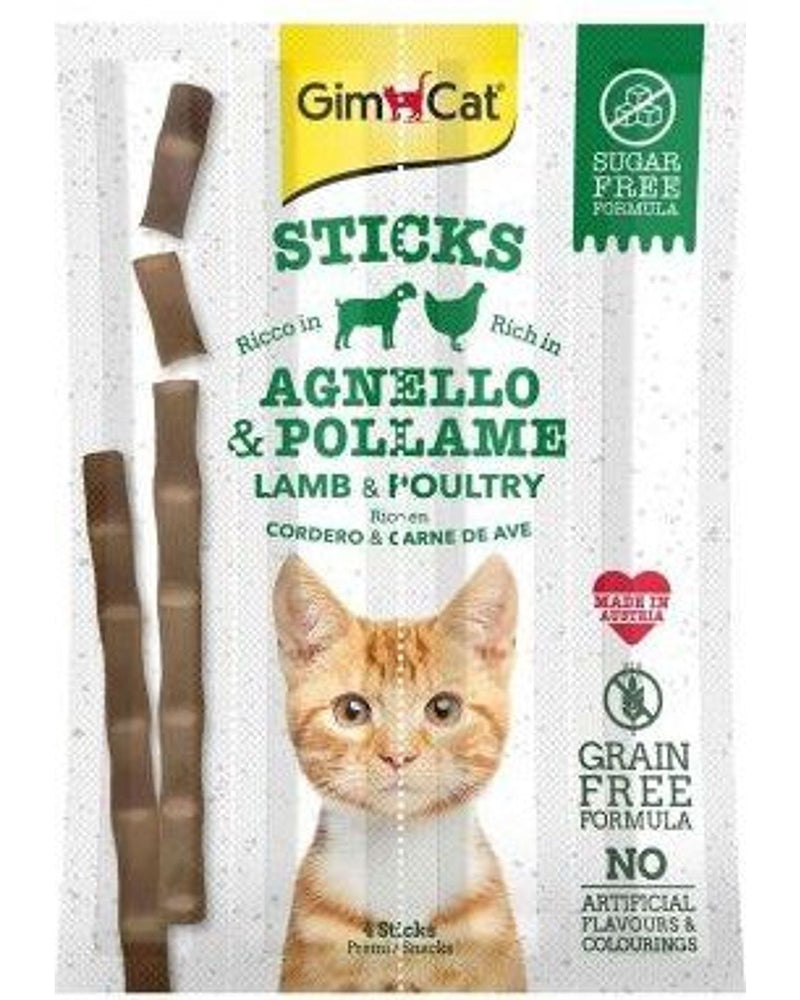 Kuzu ve Tavuklu Tahılsız Kedi Ödül Çubuğu 4 x 20 gr