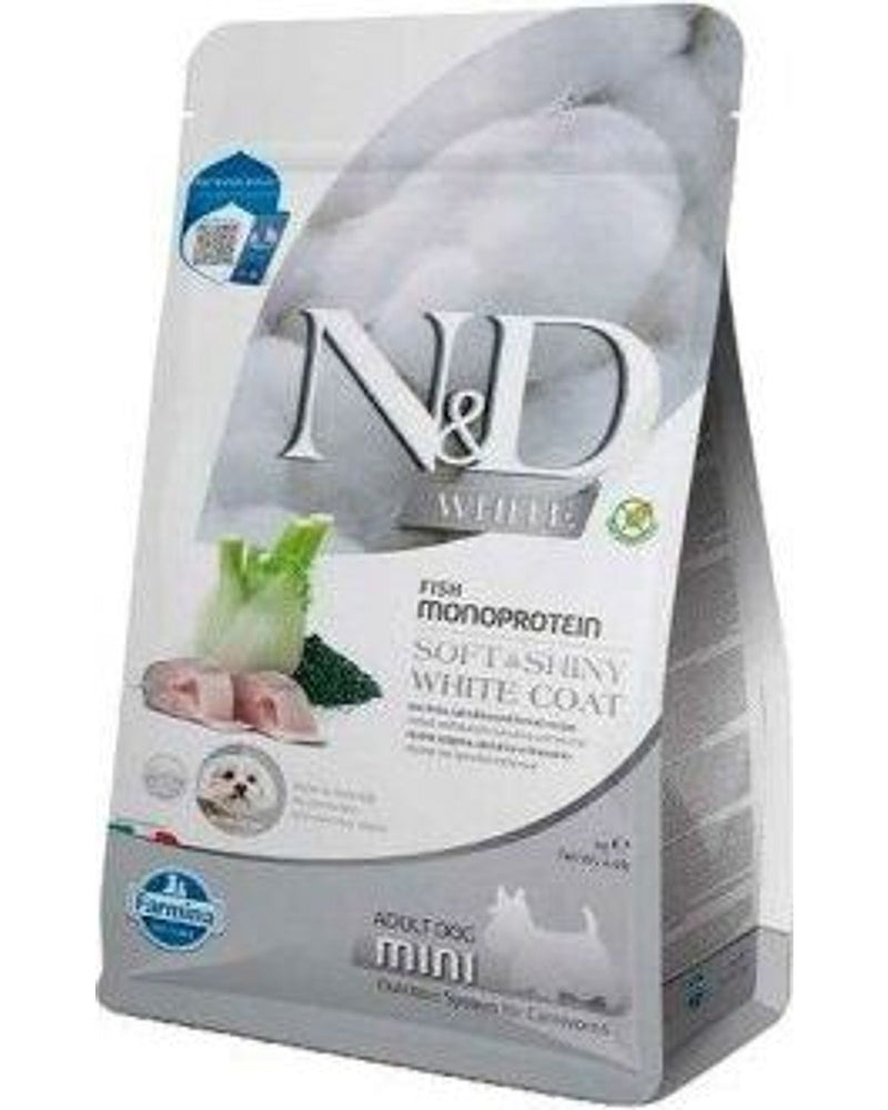 N&D Tahılsız Levrek, Rezene ve Spirulinalı Küçük Irk Köpek Maması 5 kg