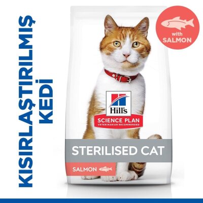 Hill's Science Plan Somonlu Kısırlaştırılmış Kedi Maması 3 kg