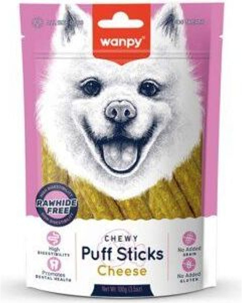 Wanpy Tahılsız Peynirli Köpek Çiğneme Ödülü 100 g