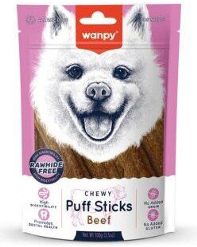 Wanpy Tahılsız Sığır Etli Köpek Çiğneme Ödülü 100 g