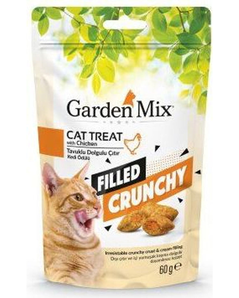 Garden Mix İçi Dolgulu Tavuklu Çıtır Kedi Ödülü 60 gr