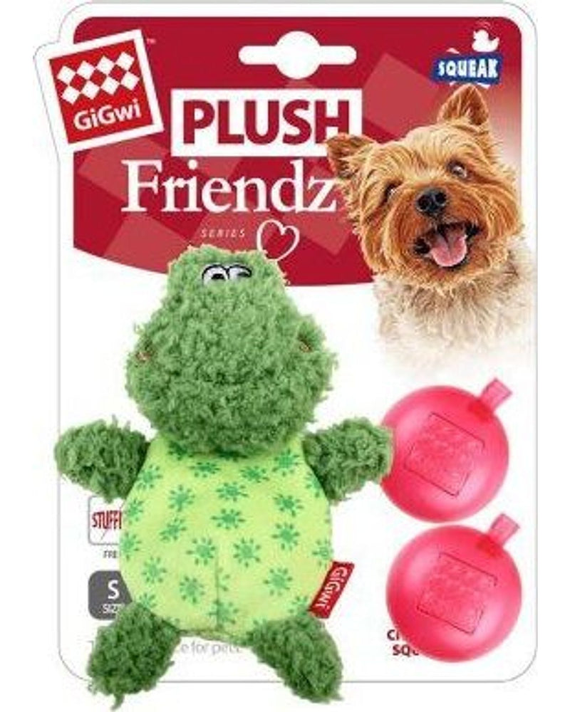 Gigwi Plush Friendz Sesli Peluş Kurbağa Köpek Oyuncağı