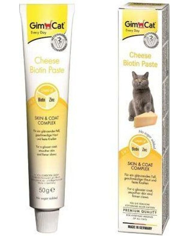 Tüy ve Cilt Sağlığı Biotinli Peynirli Kedi Macunu 50 gr