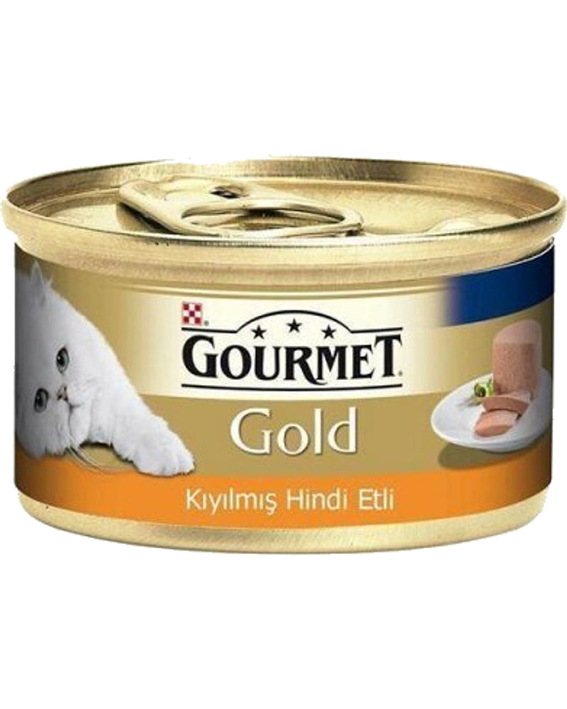 Yetişkin için Kıyılmış Hindi Etli 85 gr Yaş Kedi Maması