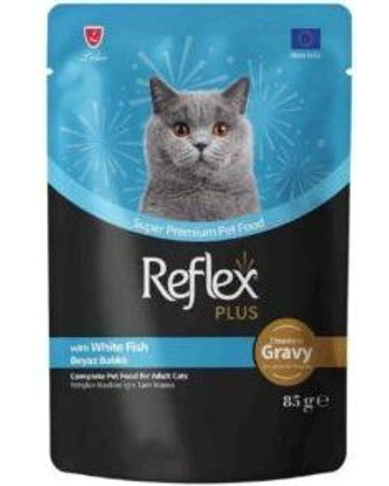 Reflex Plus Parça Balık Etli Sos İçinde Yetişkin Yaş Kedi Maması 85 gr