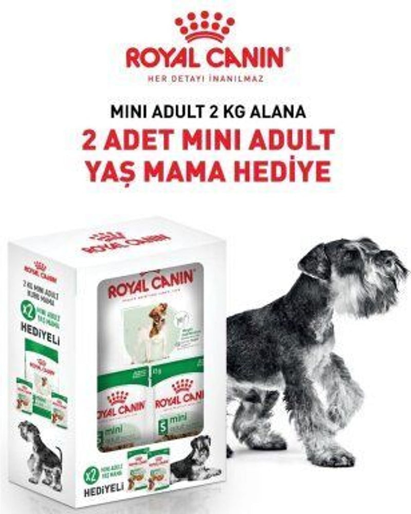 Royal Canin Küçük Irk Yetişkin Köpek Maması 2 kg + 2 Pouch