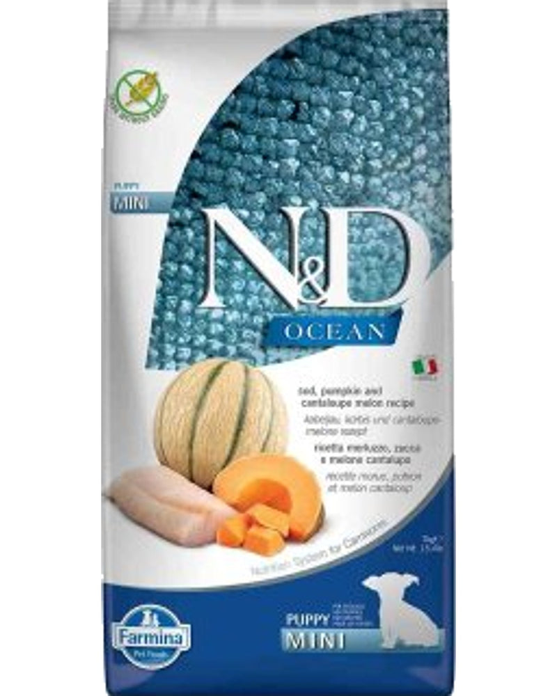 N&D Tahılsız Morina Balıklı Mini Yavru Köpek Maması 7 kg