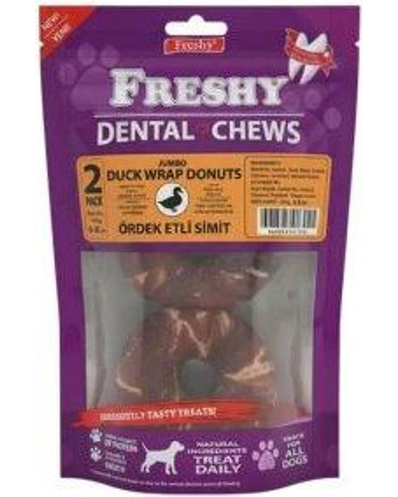 Freshy Ördek Sargılı Donut Köpek Ödülü 2'li 100 g