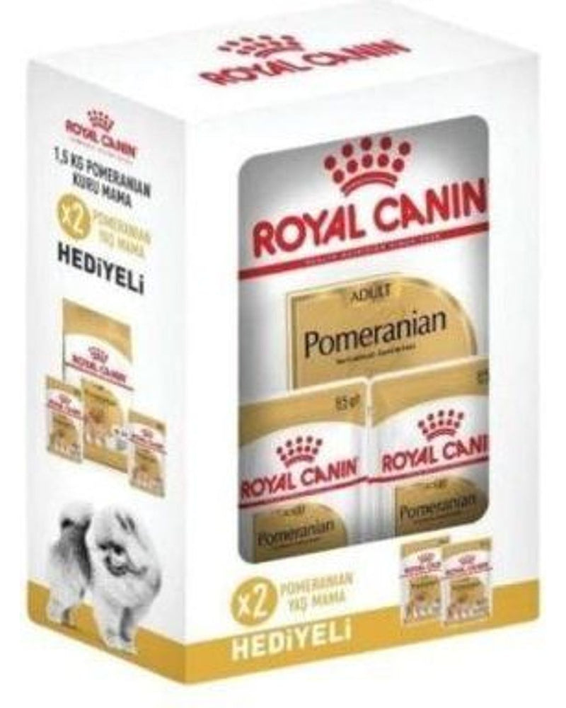 Royal Canin Pomeranian Yetişkin Köpek Maması 1,5 kg + 2 Pouch