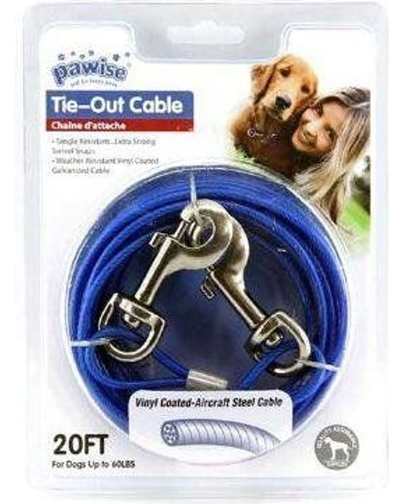 Pawise Dönen Klipsli Köpek Bahçe Bağlama Halatı 6 m