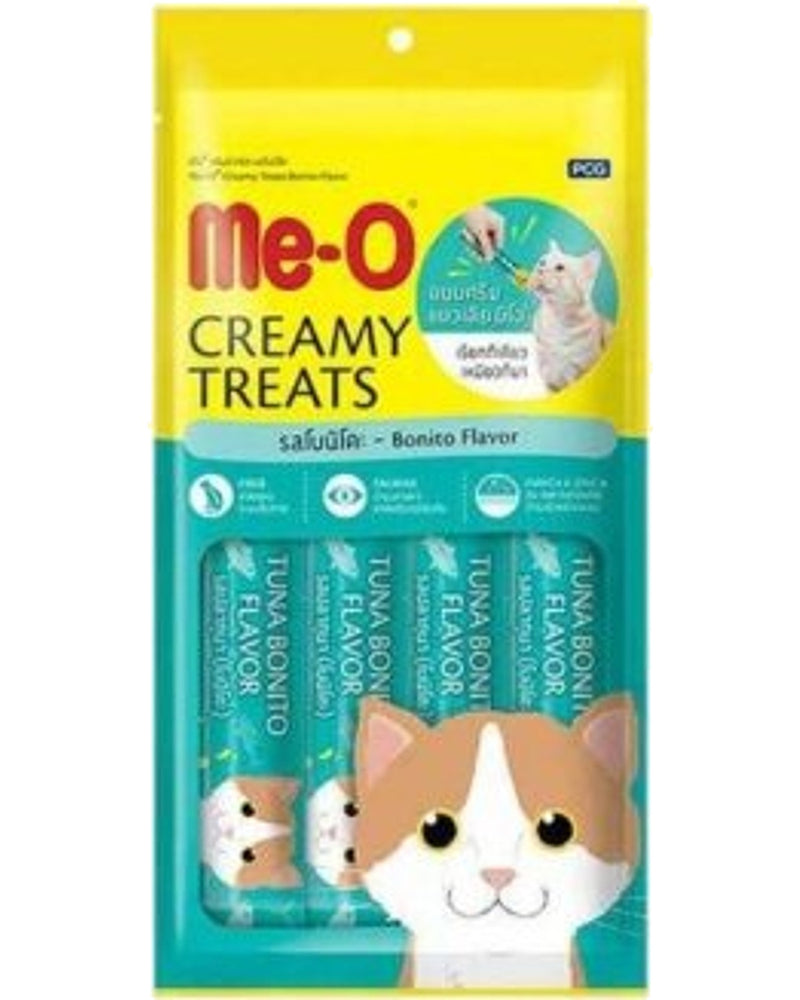 Me-O Creamy Kurutulmuş Ton Balıklı 4x15 gr Kedi Ödülü