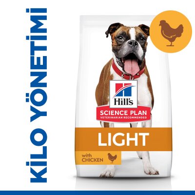 Hill's Light Tavuklu Orta Irk Yetişkin Köpek Maması 2,5 kg