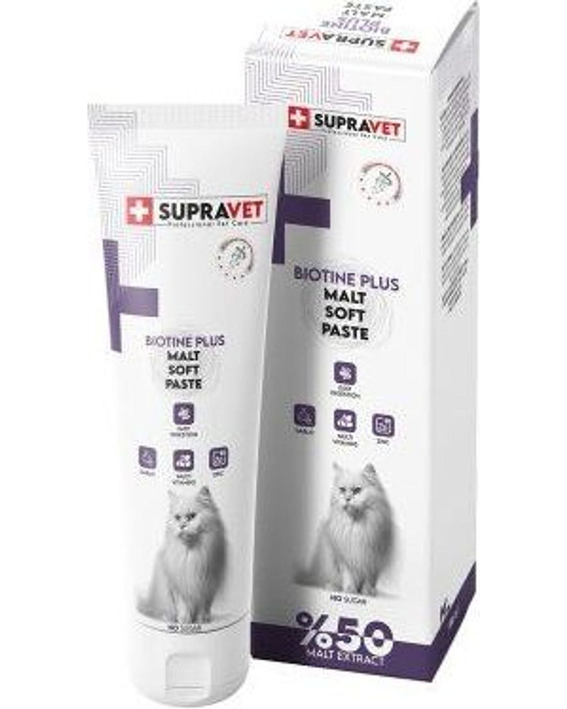 Supravet Biotine Plus Kedi Tüy Sağlığı Malt Macunu 100 gr