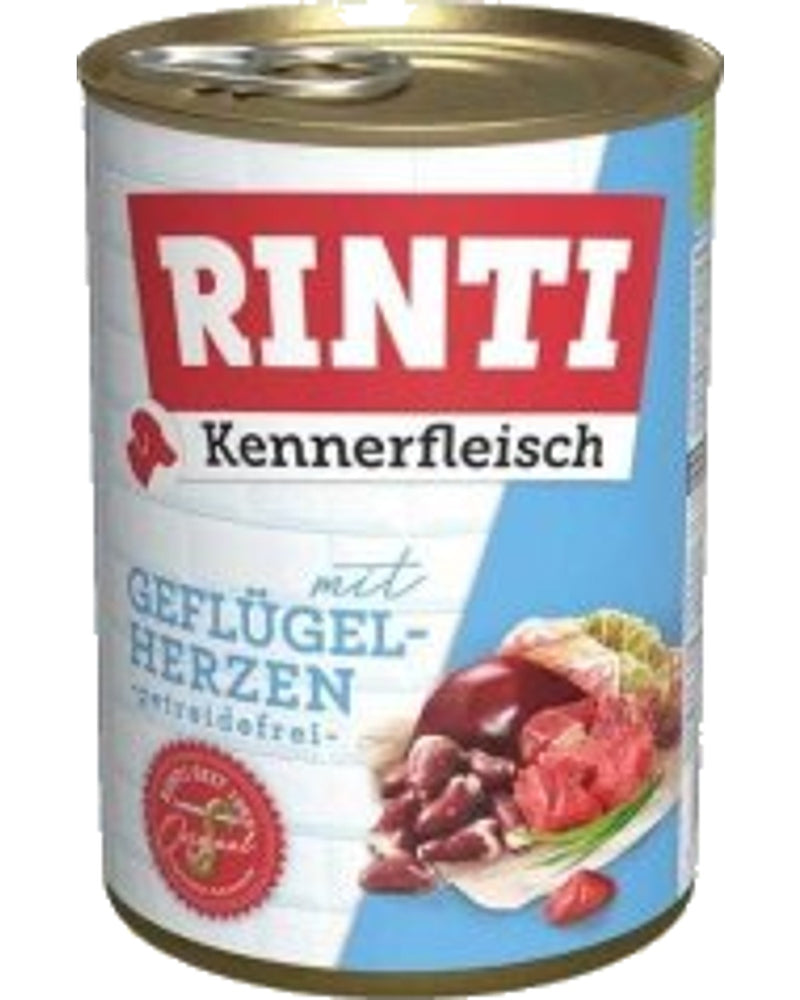 Rinti Tahılsız Yürekli Gurme Yetişkin Köpek Konservesi 400 gr