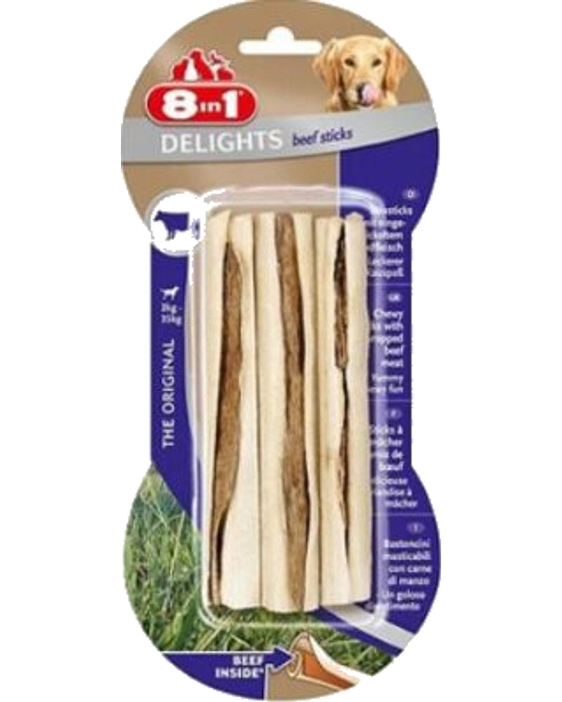 8in1 Biftekli Köpek Ödül Kemiği 3'lü 75 gr