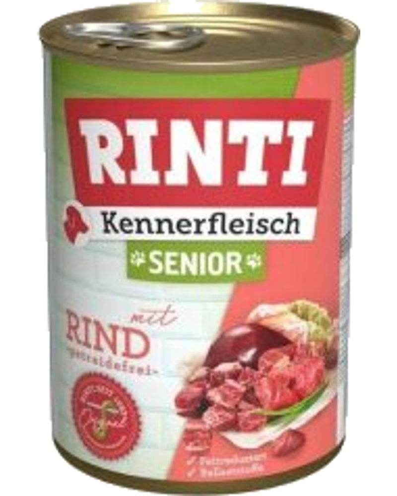 RINTI Tahılsız Dana Etli Yaşlı Köpek Konservesi 400 gr