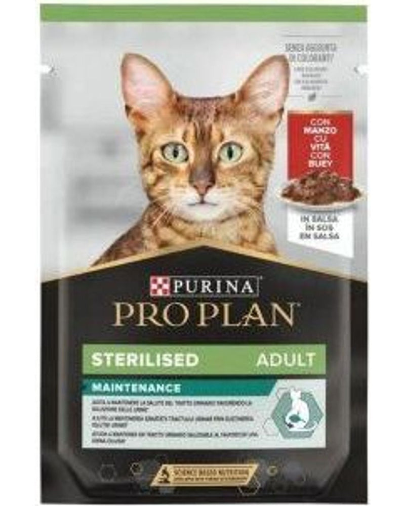 Sos İçinde Sığır Etli Kısırlaştırılmış Kedi Konservesi 85 gr