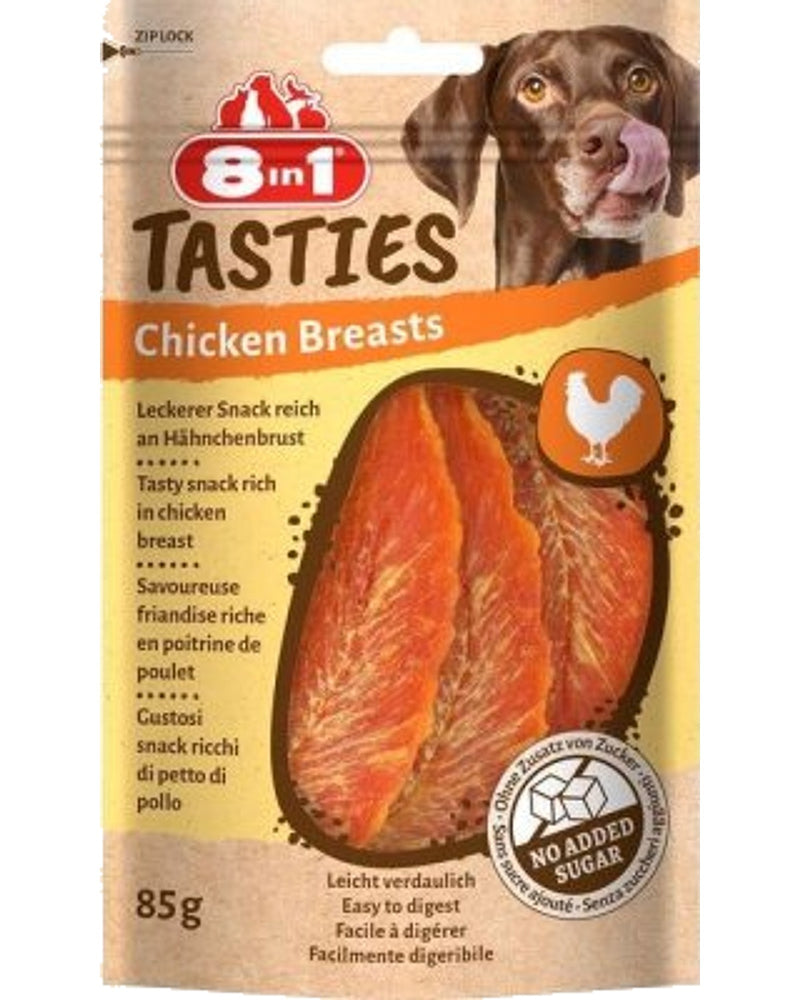 8in1 Tasties Fırında Tavuk Göğsü Köpek Ödülü 85 gr