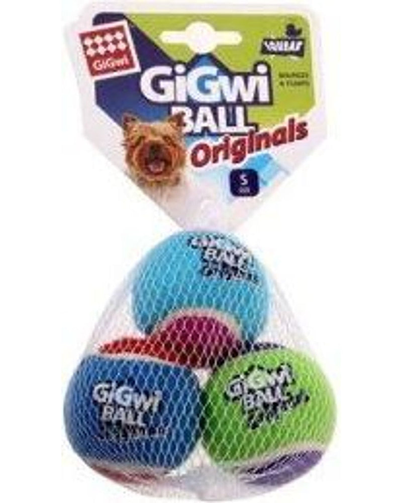 Gigwi Sesli Tenis Topu Köpek Oyuncağı 3'lü 5 cm