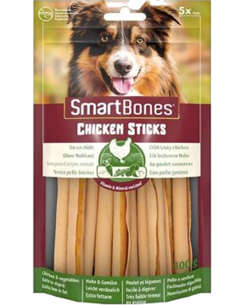 Smart Bones Ham Derisiz Tavuklu Köpek Ödül Çubuğu 5'li 100 gr
