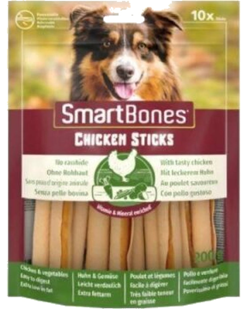 Smart Bones Ham Derisiz Tavuklu Köpek Ödül Çubuğu 10'lu 200 gr