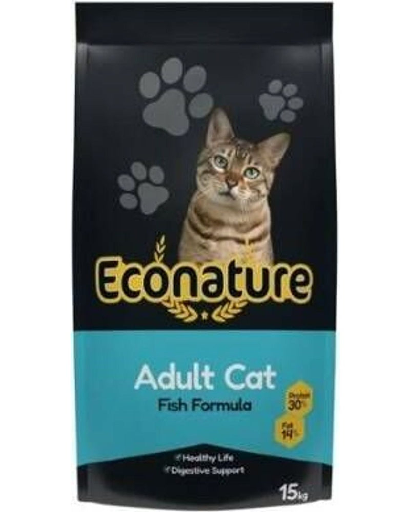 Econature Plus Balıklı Yetişkin Kedi Kuru Maması 15 kg
