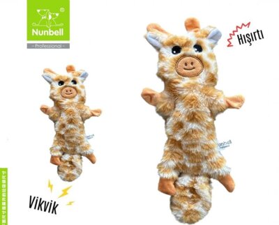 Nunbell Peluş Geyik Köpek Oyuncağı
