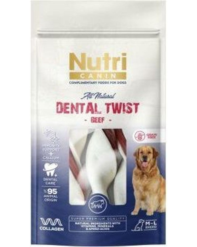 Nutri Canin Biftekli Dental Burgu Köpek Ödülü 120 gr