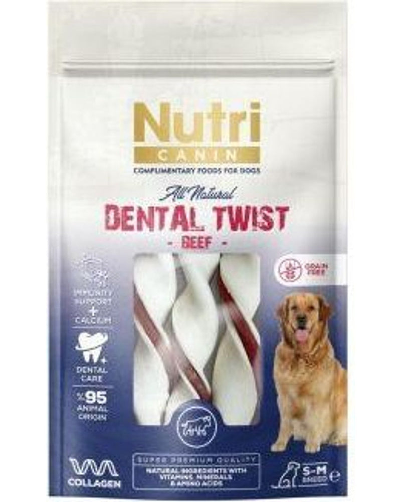Nutri Canin Biftekli Dental Burgu Köpek Ödülü 80 gr